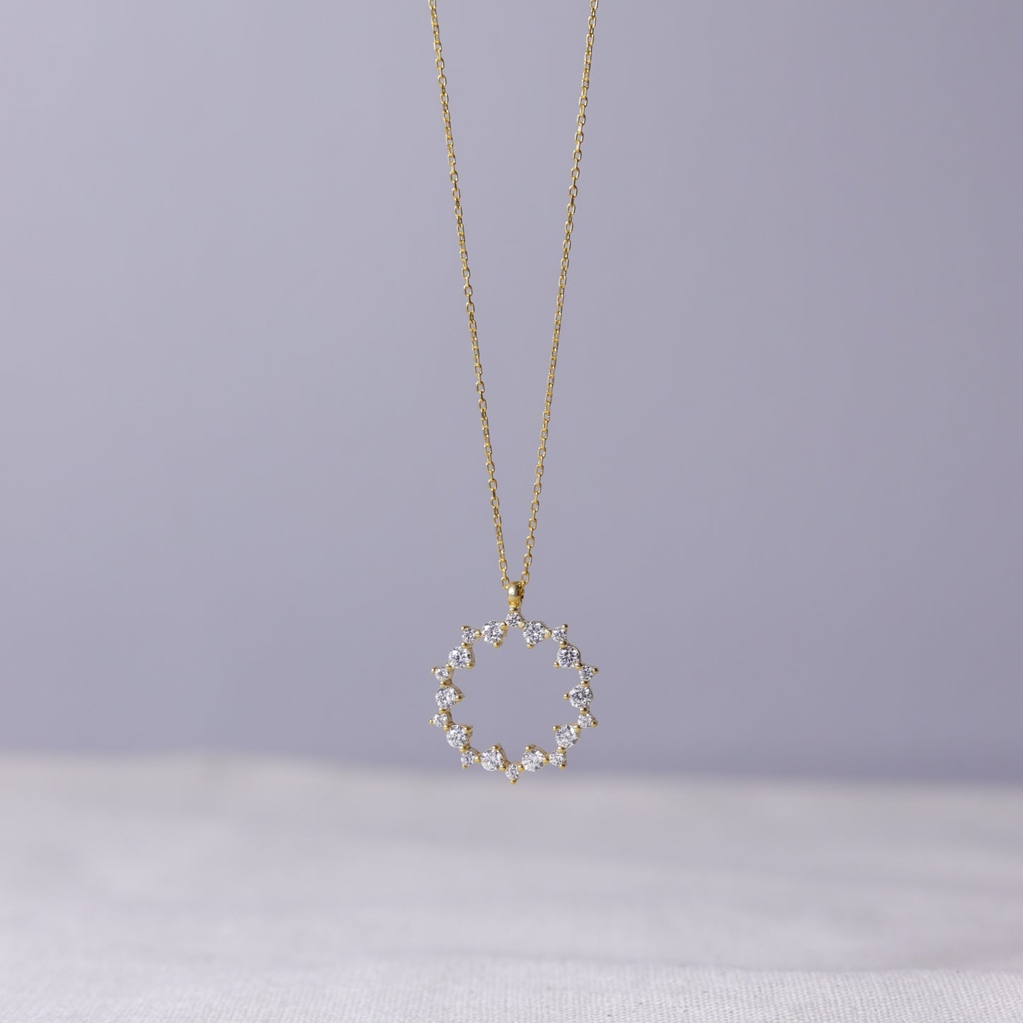 925 Ayar Gümüş Cluster Kolye