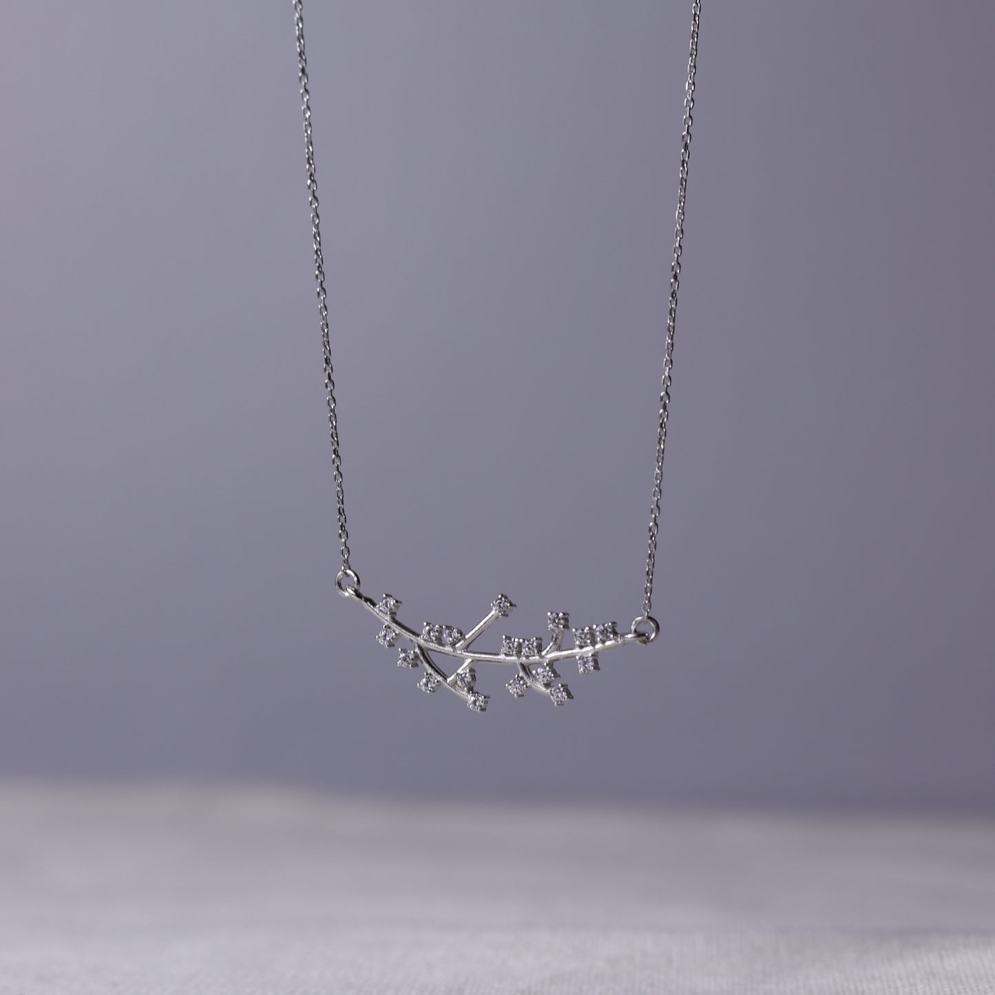 925 Sterling Silver Grappolo Necklace